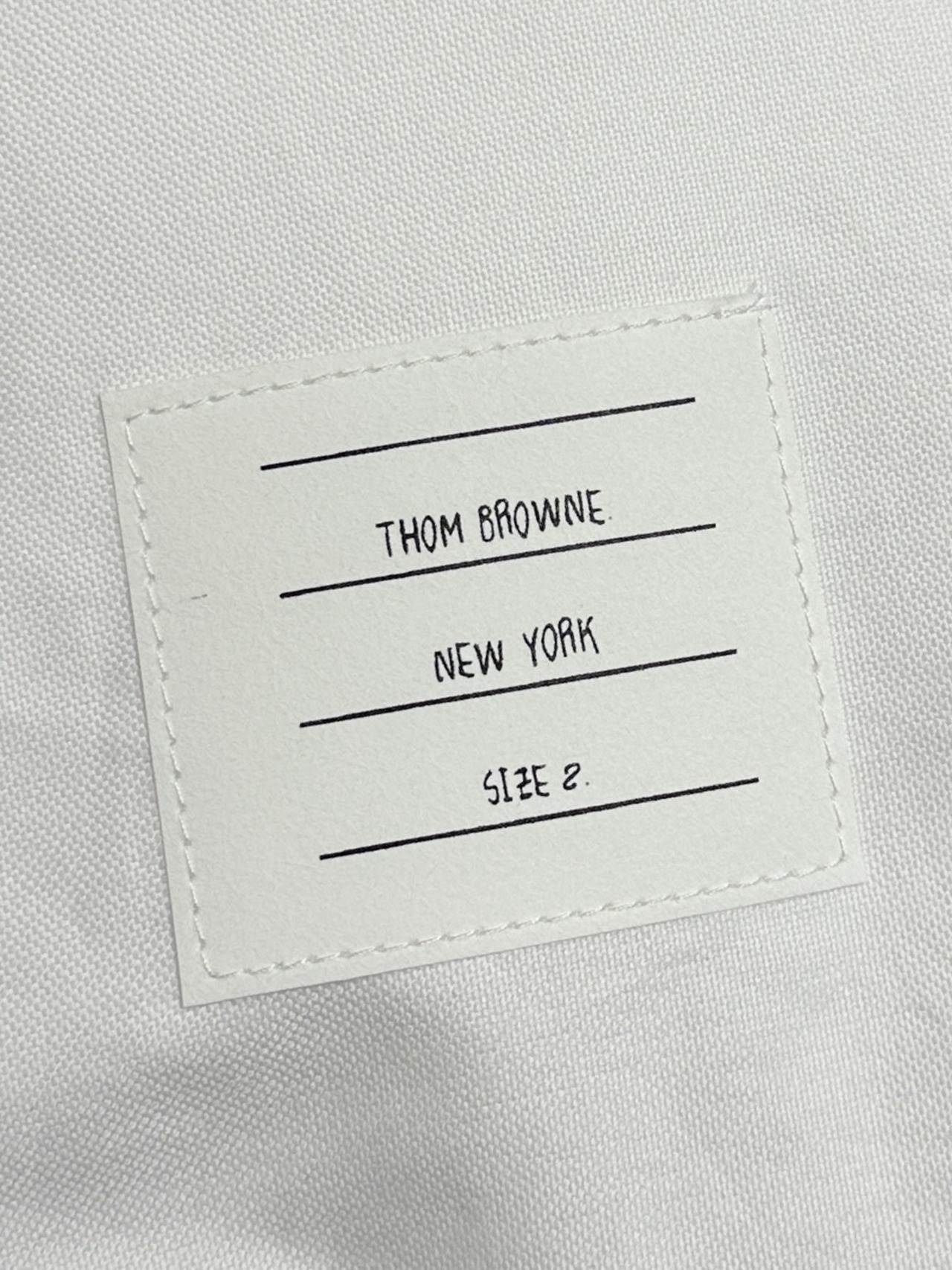 Thom Browne tB2024春季新品純白色男裝高仿原單襯衣