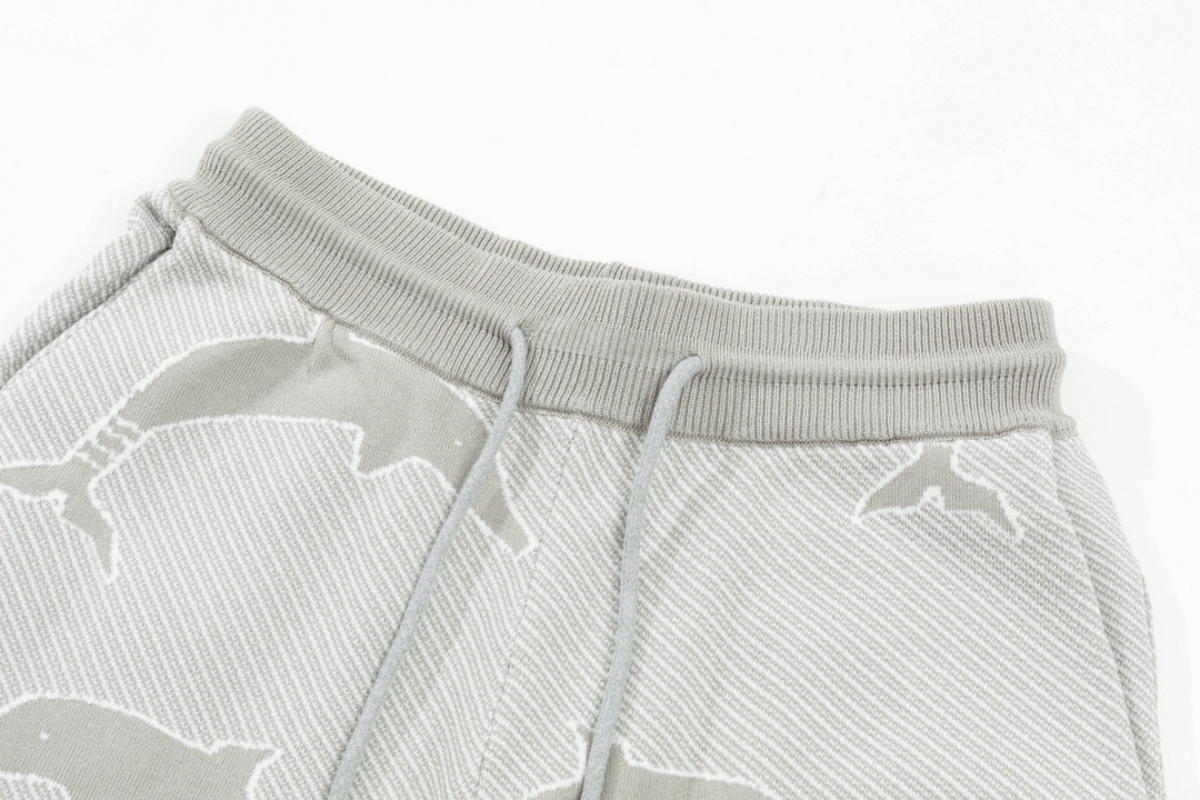 Thom Browne2024新品針織灰色原單褲子