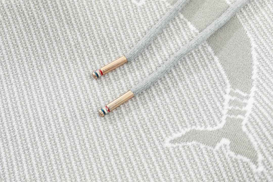 Thom Browne2024新品針織灰色原單褲子