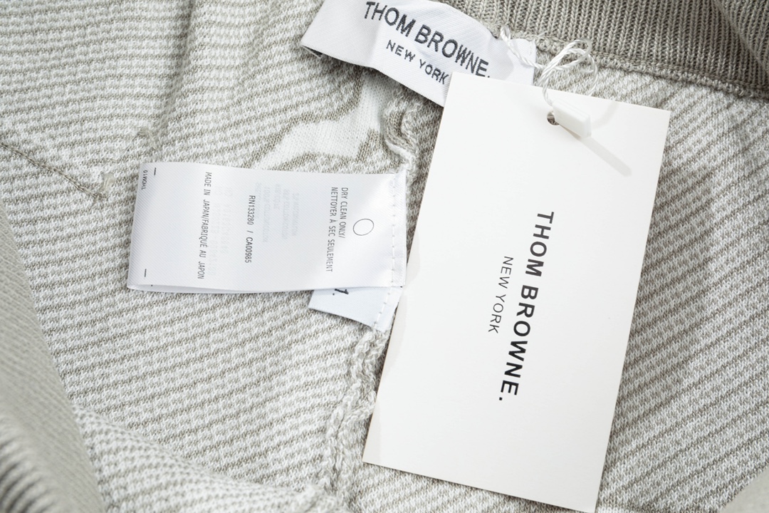 Thom Browne2024新品針織灰色原單褲子