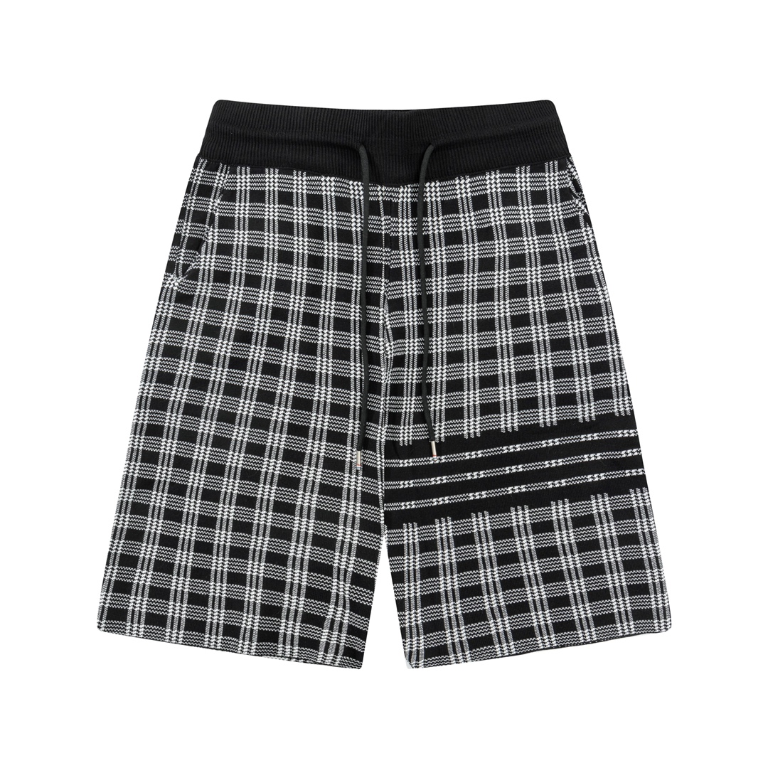 Thom Browne 2024經典格子高仿男裝短褲