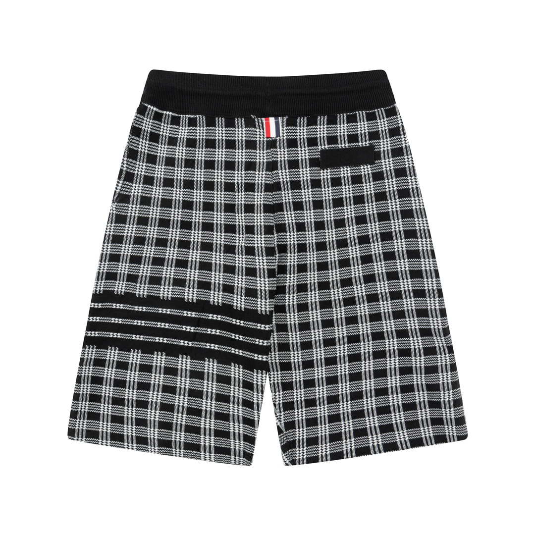 Thom Browne 2024經典格子高仿男裝短褲