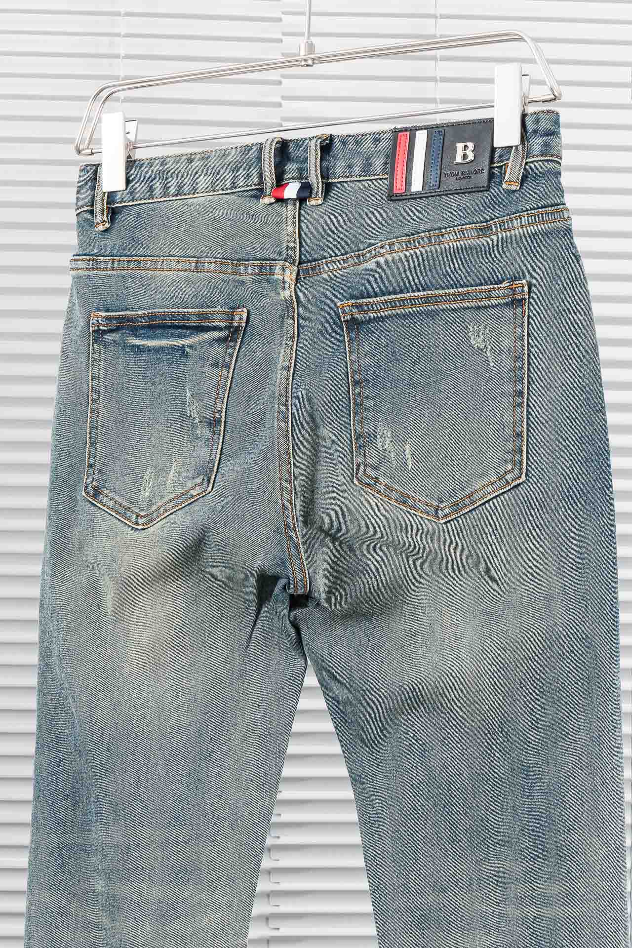 Thom Browne 高仿直筒男裝牛仔褲