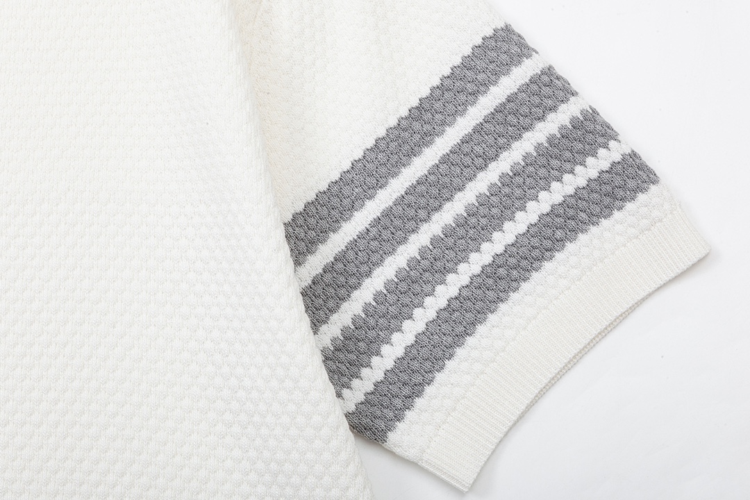 Thom Browne 湯姆佈朗針織翻領Polo衫短袖官網同步