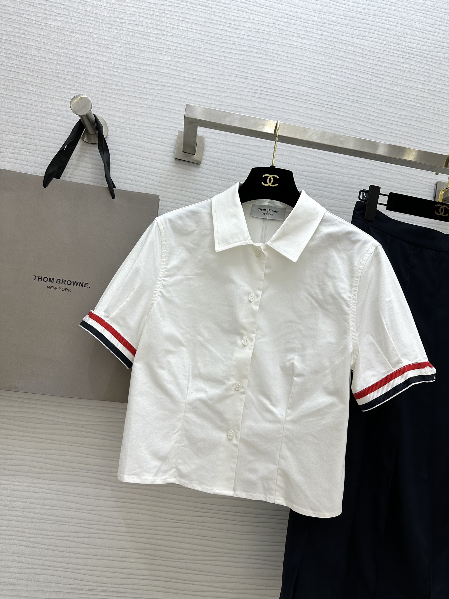 頂級精品湯姆佈朗衣服男女同款翻領T恤衫
