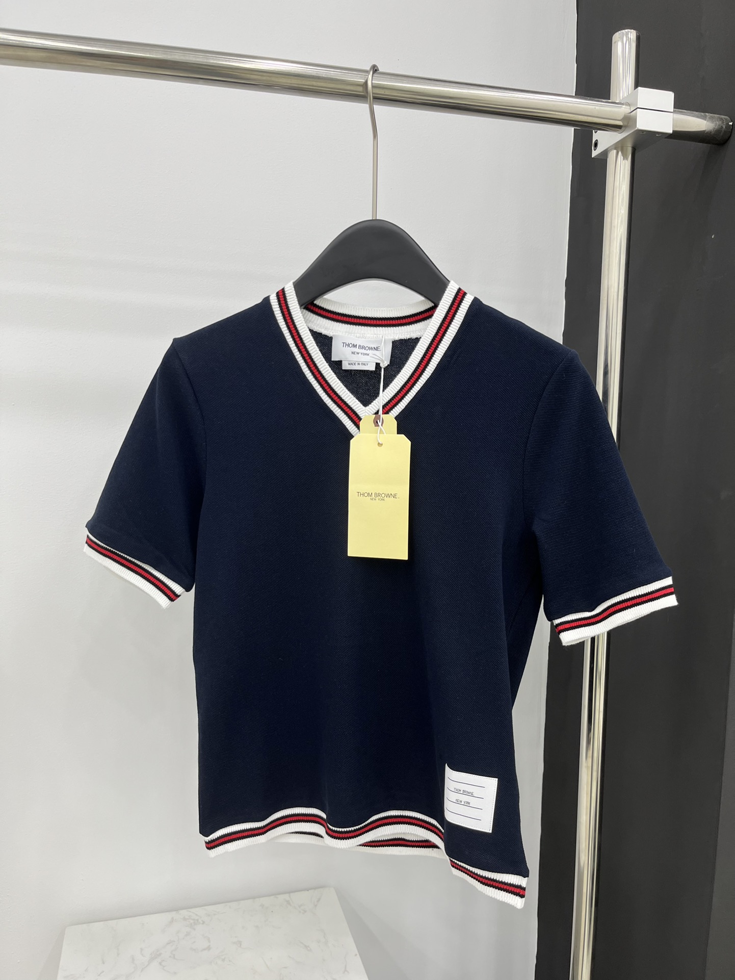頂級原單特姆佈1:1精品V領T恤男裝