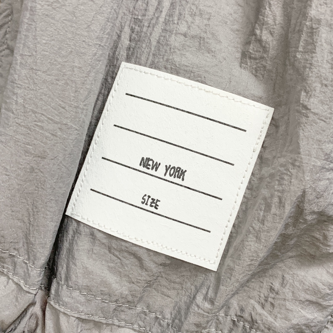 頂級精品服裝特姆佈朗高仿薄款皮護衣連帽外套