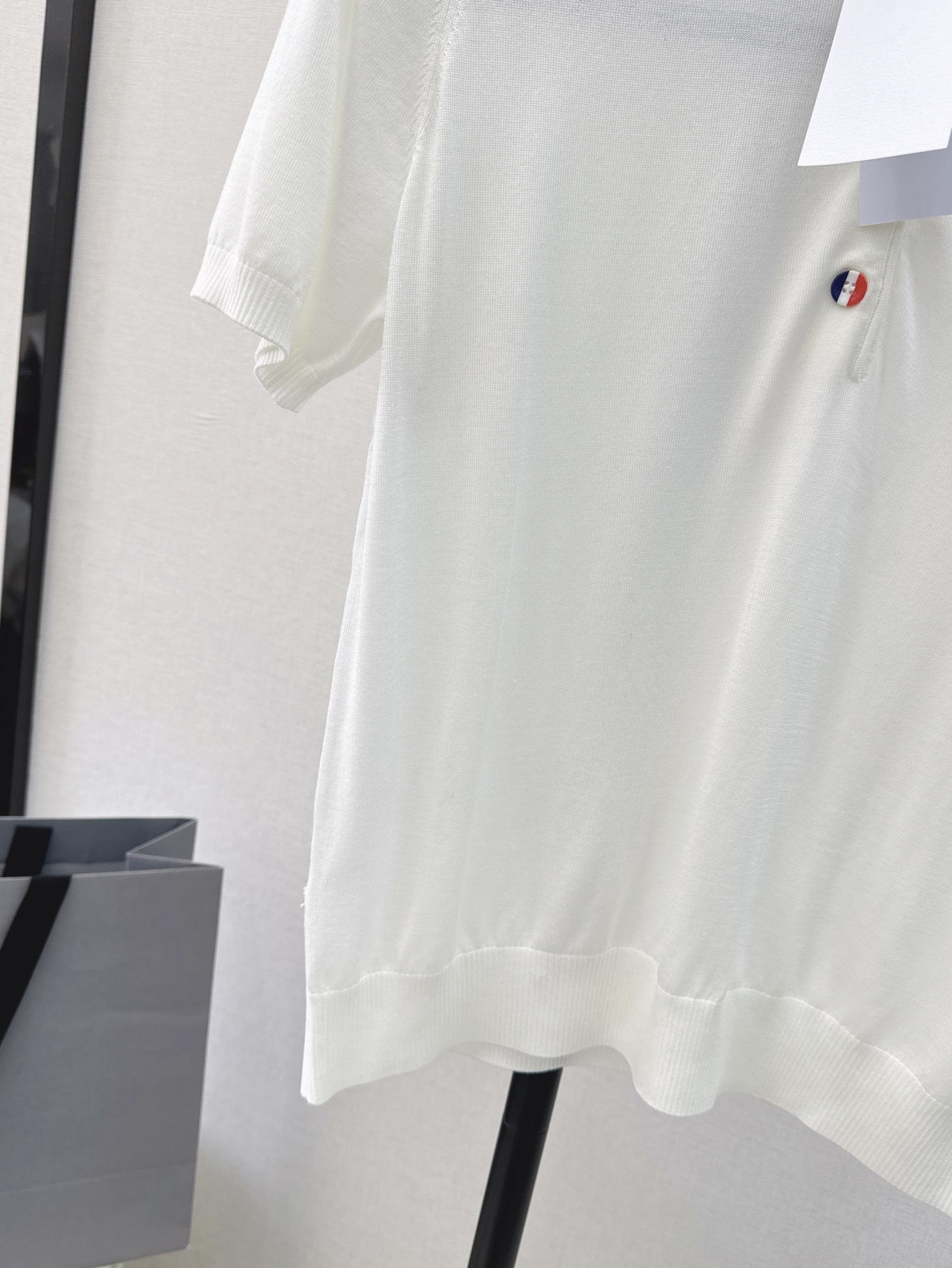 獨家首發頂級精品衣服原單針織天絲短袖開衫