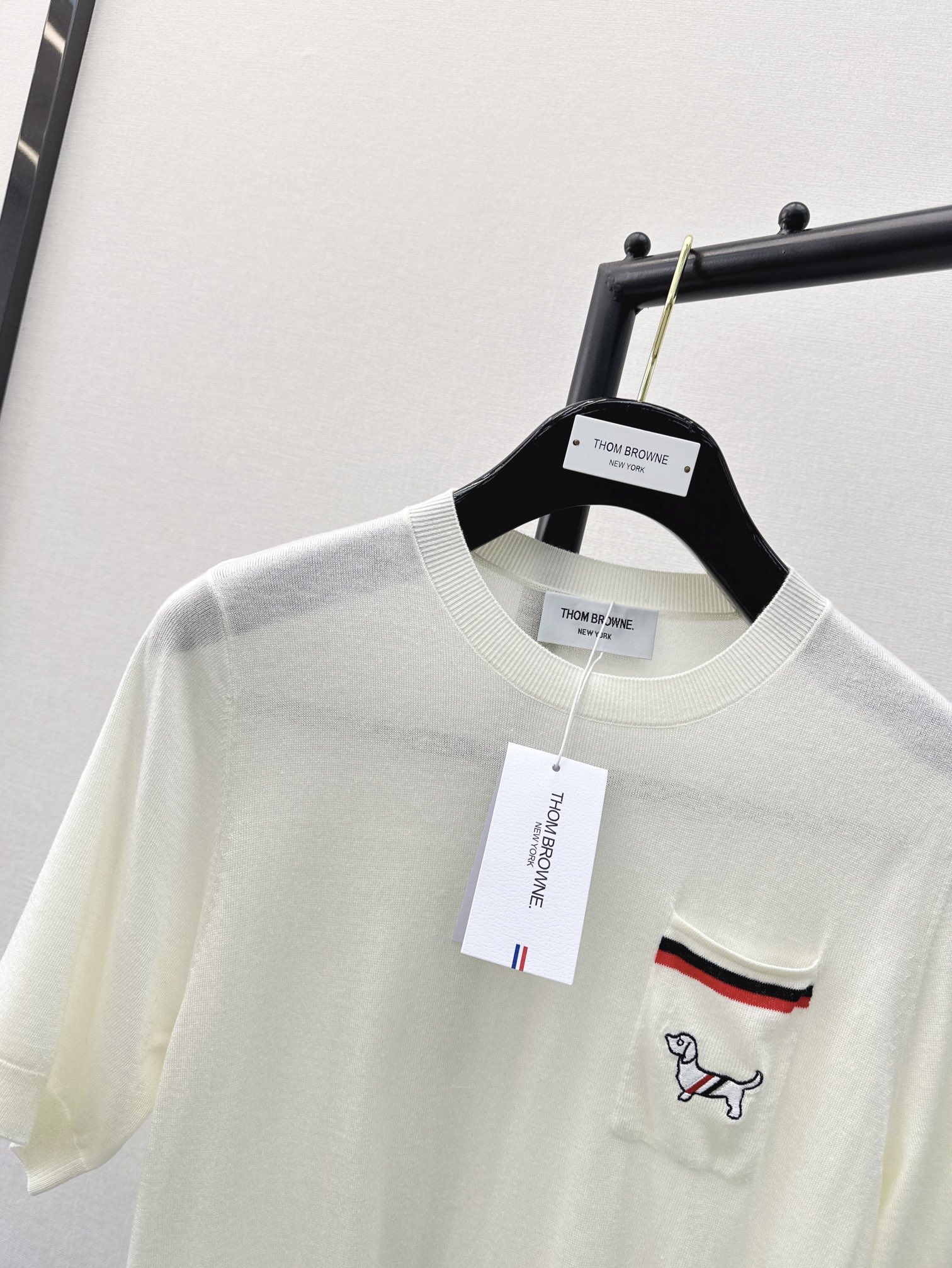 獨家精品特姆佈朗高仿A貨服裝學院風翻領天絲針織開衫