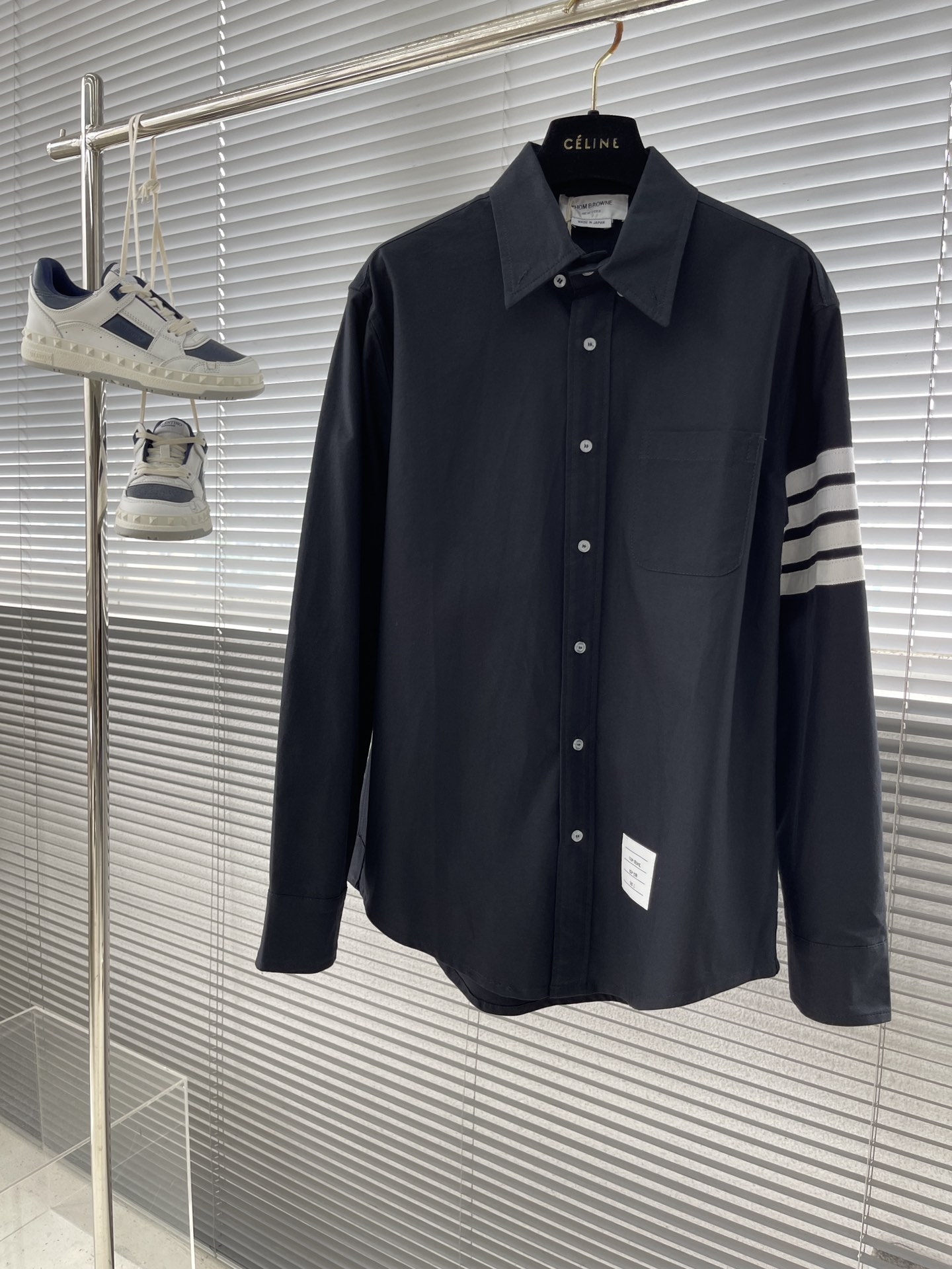 頂級高仿服裝特姆佈朗TB精品衣服長袖牛津紡襯衣男裝