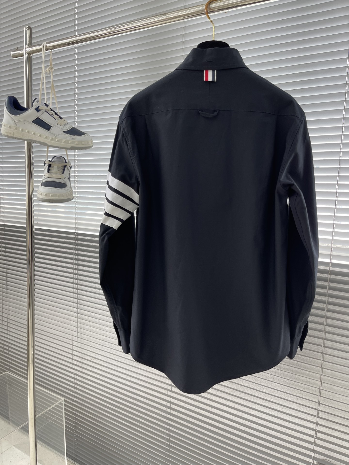 頂級高仿服裝特姆佈朗TB精品衣服長袖牛津紡襯衣男裝