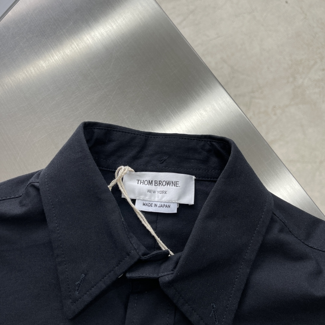 頂級高仿服裝特姆佈朗TB精品衣服長袖牛津紡襯衣男裝