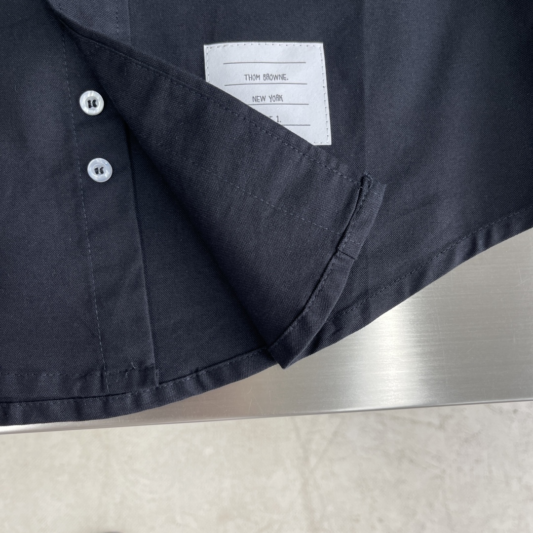 頂級高仿服裝特姆佈朗TB精品衣服長袖牛津紡襯衣男裝