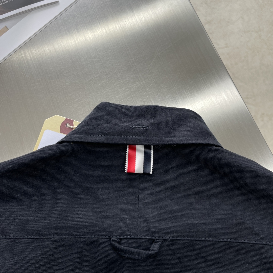 頂級高仿服裝特姆佈朗TB精品衣服長袖牛津紡襯衣男裝