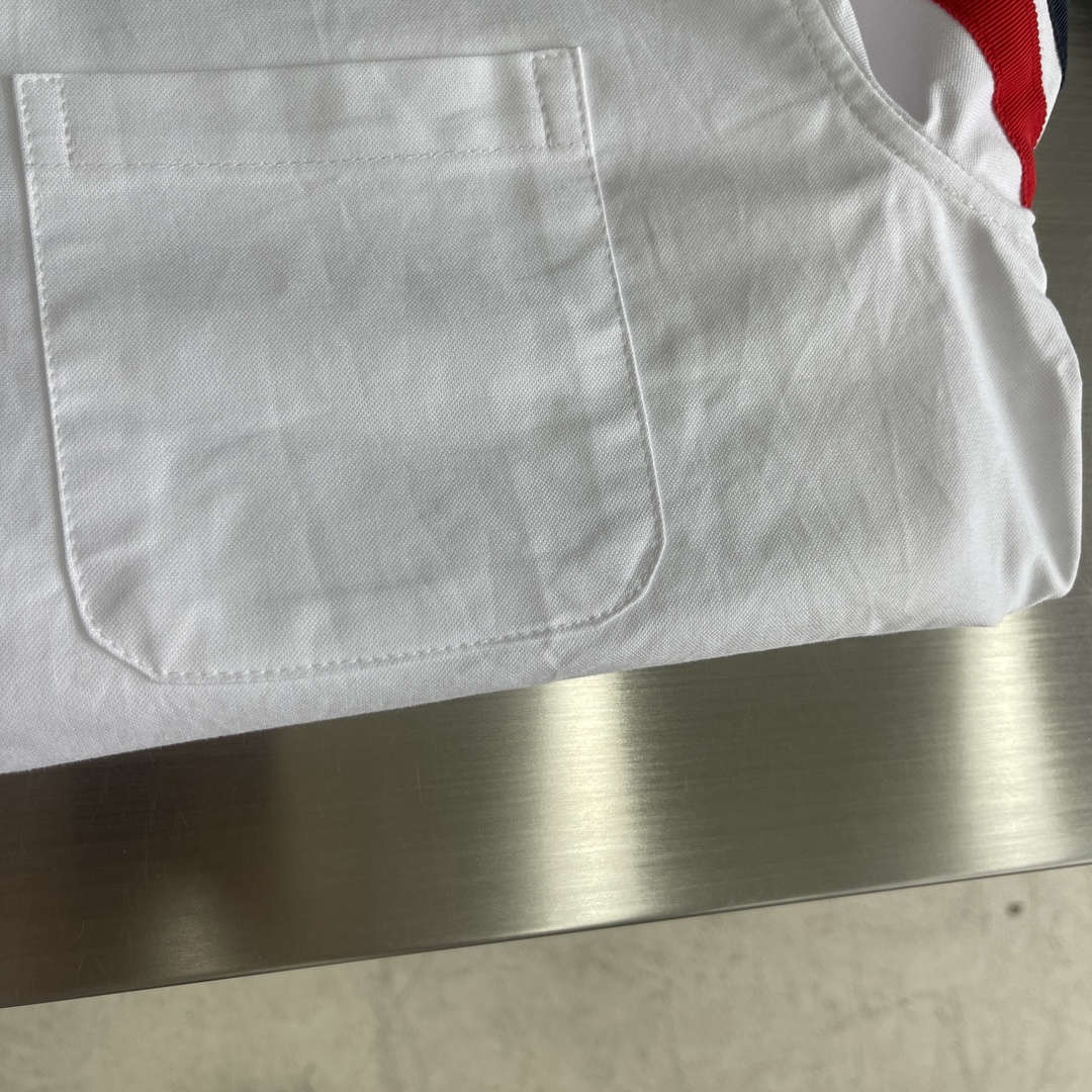 特姆佈朗撞色設計頂級高仿精品衣服長袖襯衣牛津紡