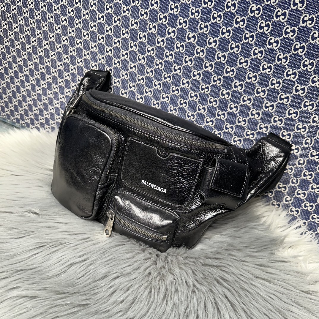 一比一高仿balenciaga巴黎世家 SUPERBUSY腰帶包