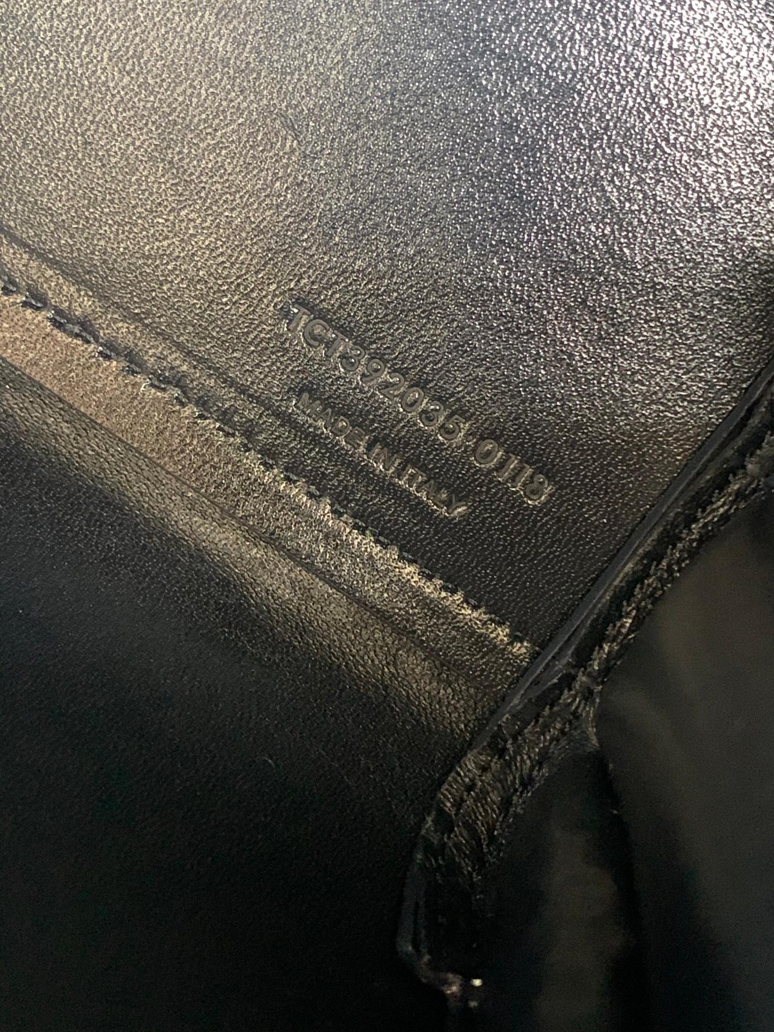 高仿YSL聖羅蘭包包 sac de jour鱷魚壓紋光面皮革NANO手袋 深藍