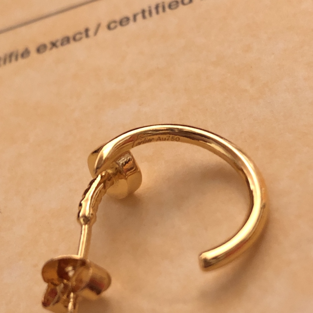 頂級卡地亞Cartier高仿耳釘JUSTE UN CLOU18K耳環