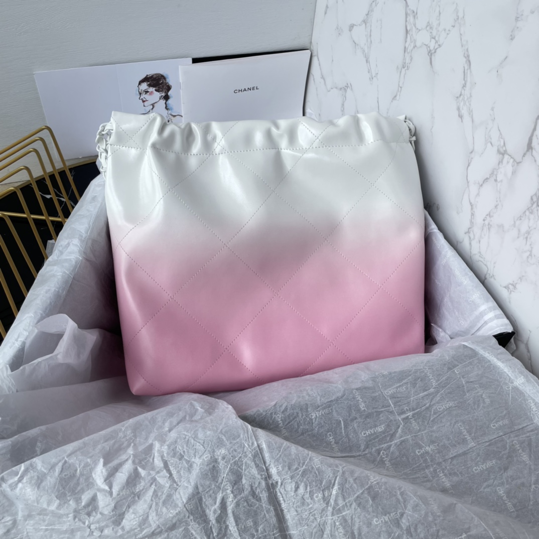 漸變色香奈兒高仿女款單肩包新品