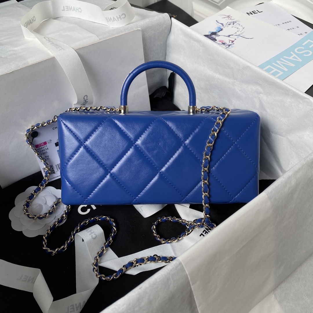 頂級復刻奢侈品CHANEL 香奈兒原單手提包藍色