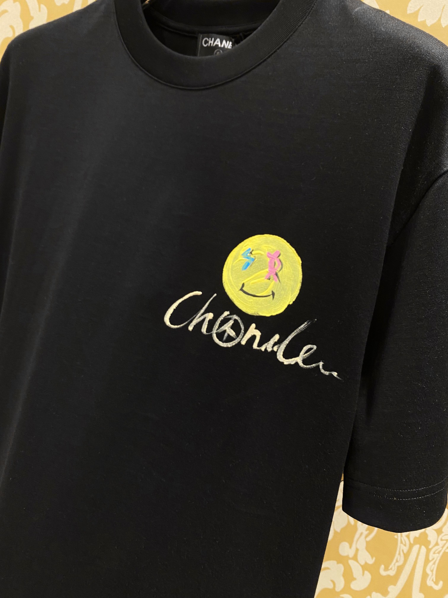 2024高仿Chanel專櫃同步圓領短袖T恤 定制面料