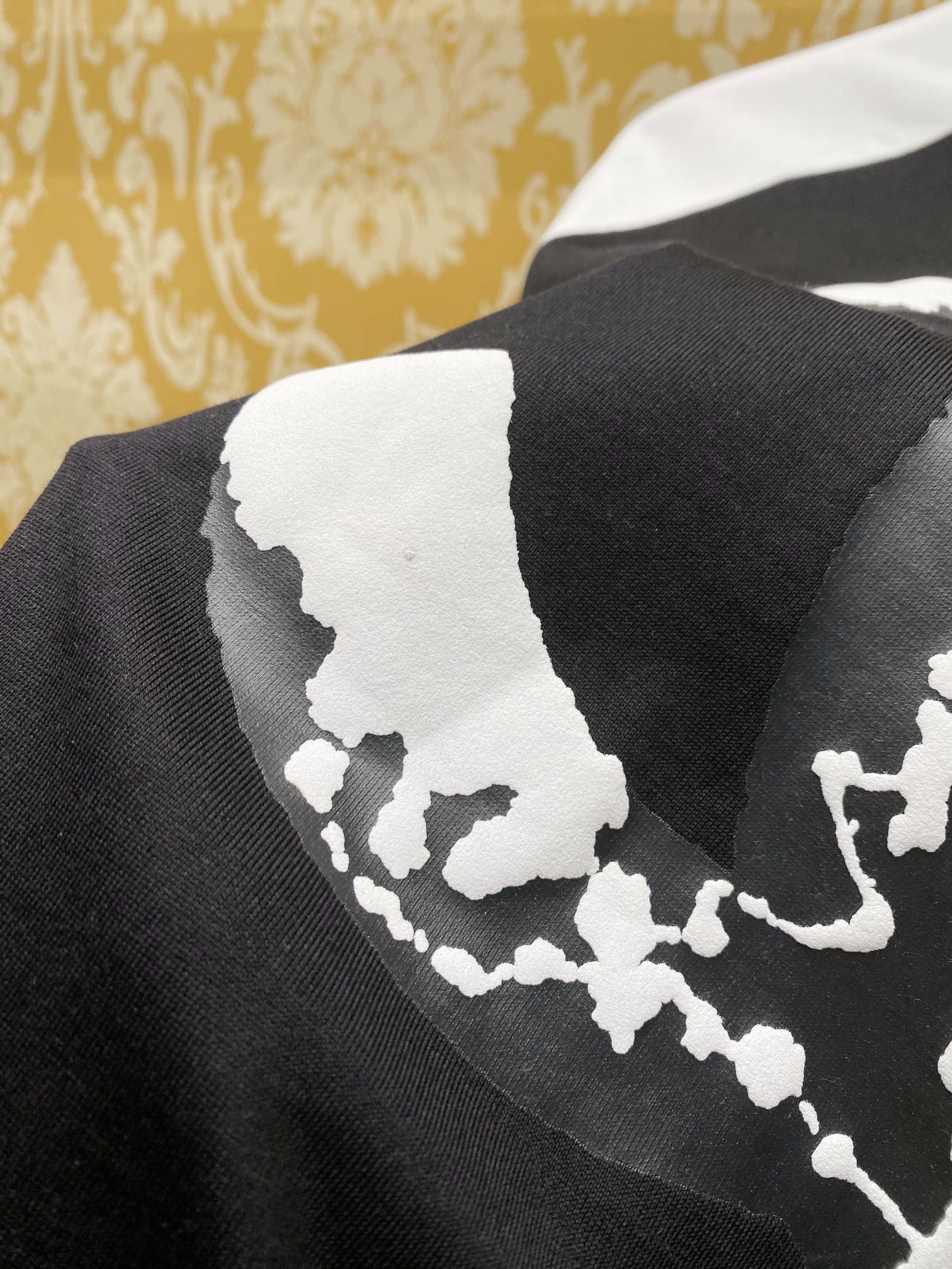 頂級復刻奢侈品元旦香奈兒春米娜彈力男女同款短袖印花T恤修身款