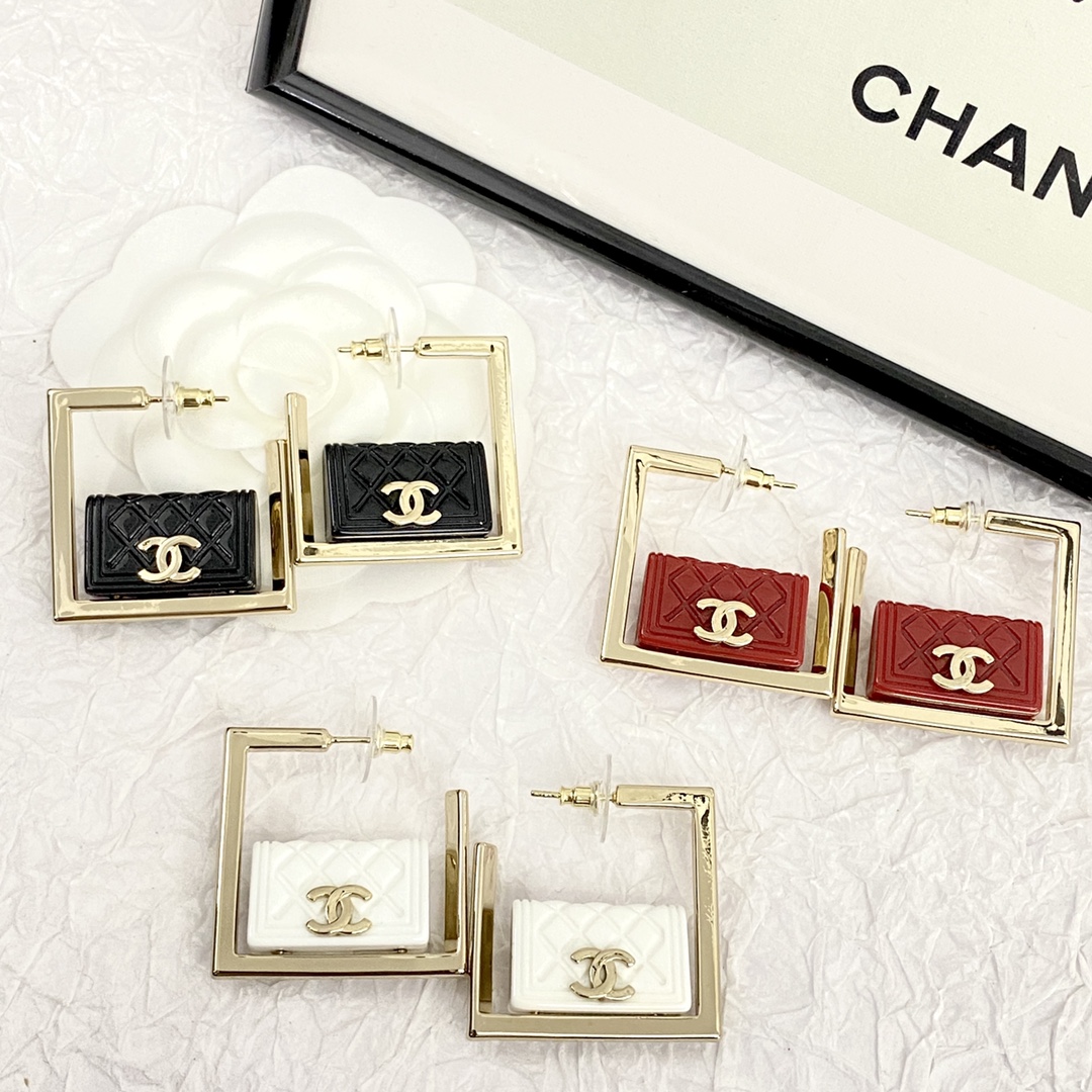 經典優雅CHANEL1:1復刻耳釘 女款