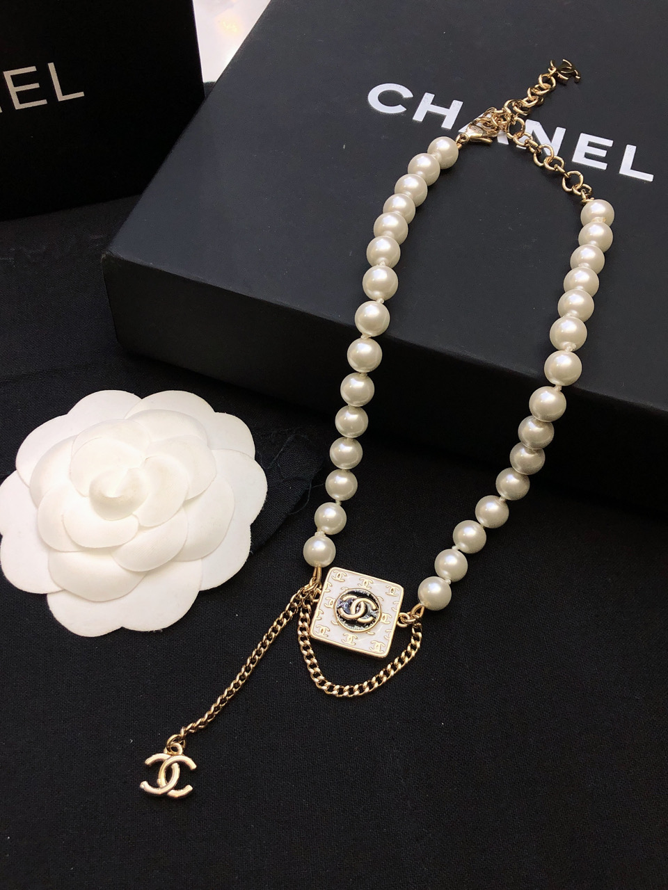 一比一復刻CHANEL24C項鏈流蘇針織項鏈