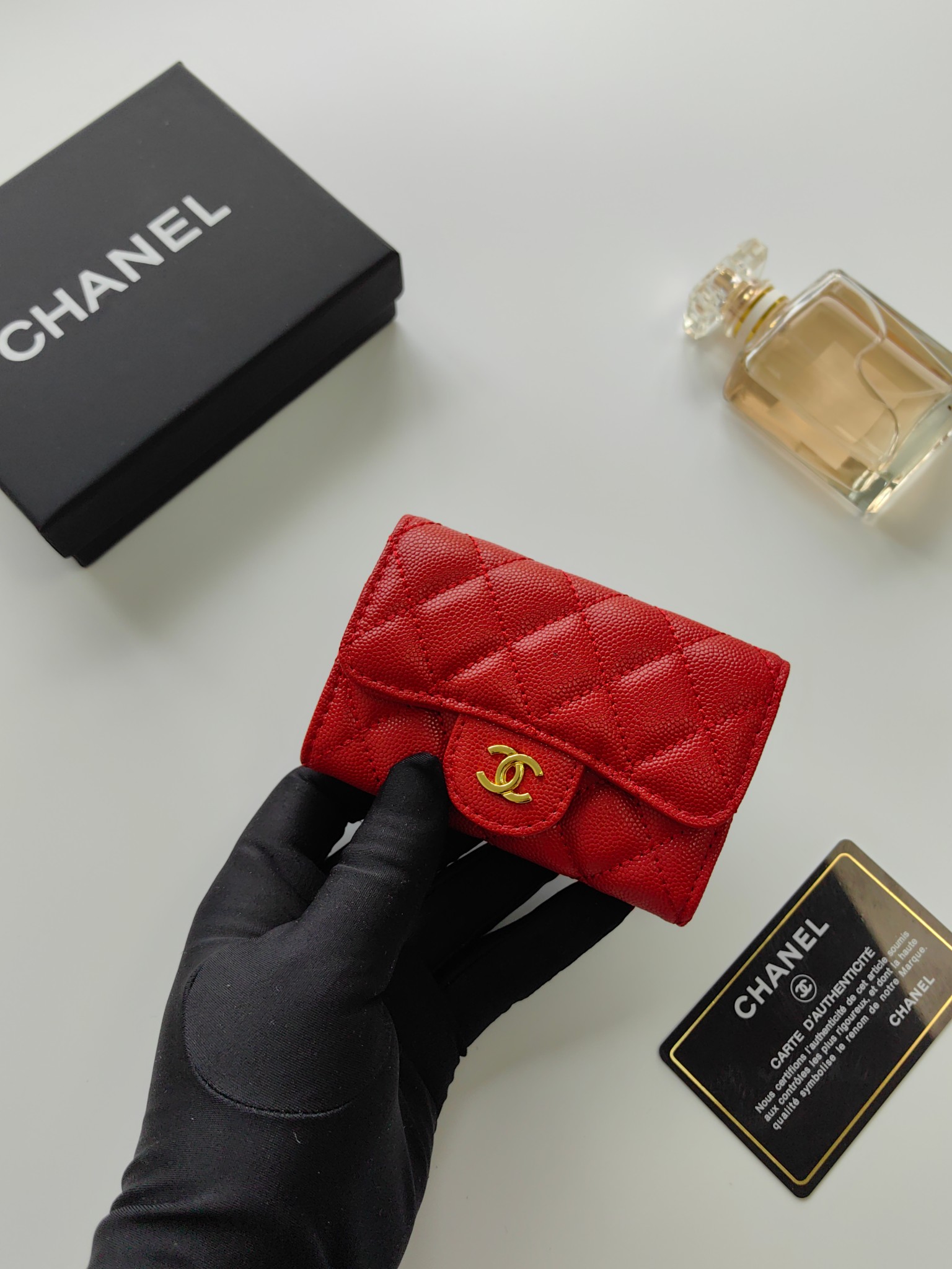 CHANEL高仿香奈儿钱包女款真皮零钱包