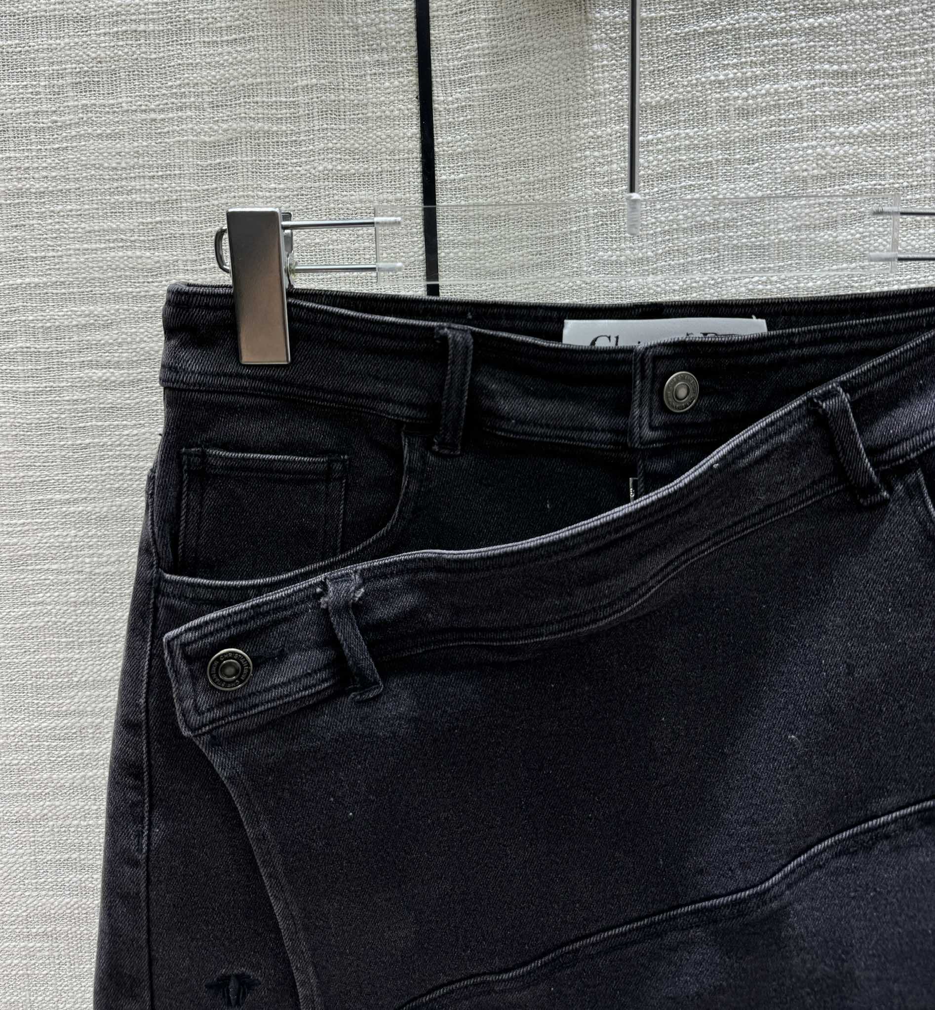 door高仿春夏最新系列假兩件牛仔短裙 女款牛仔裙