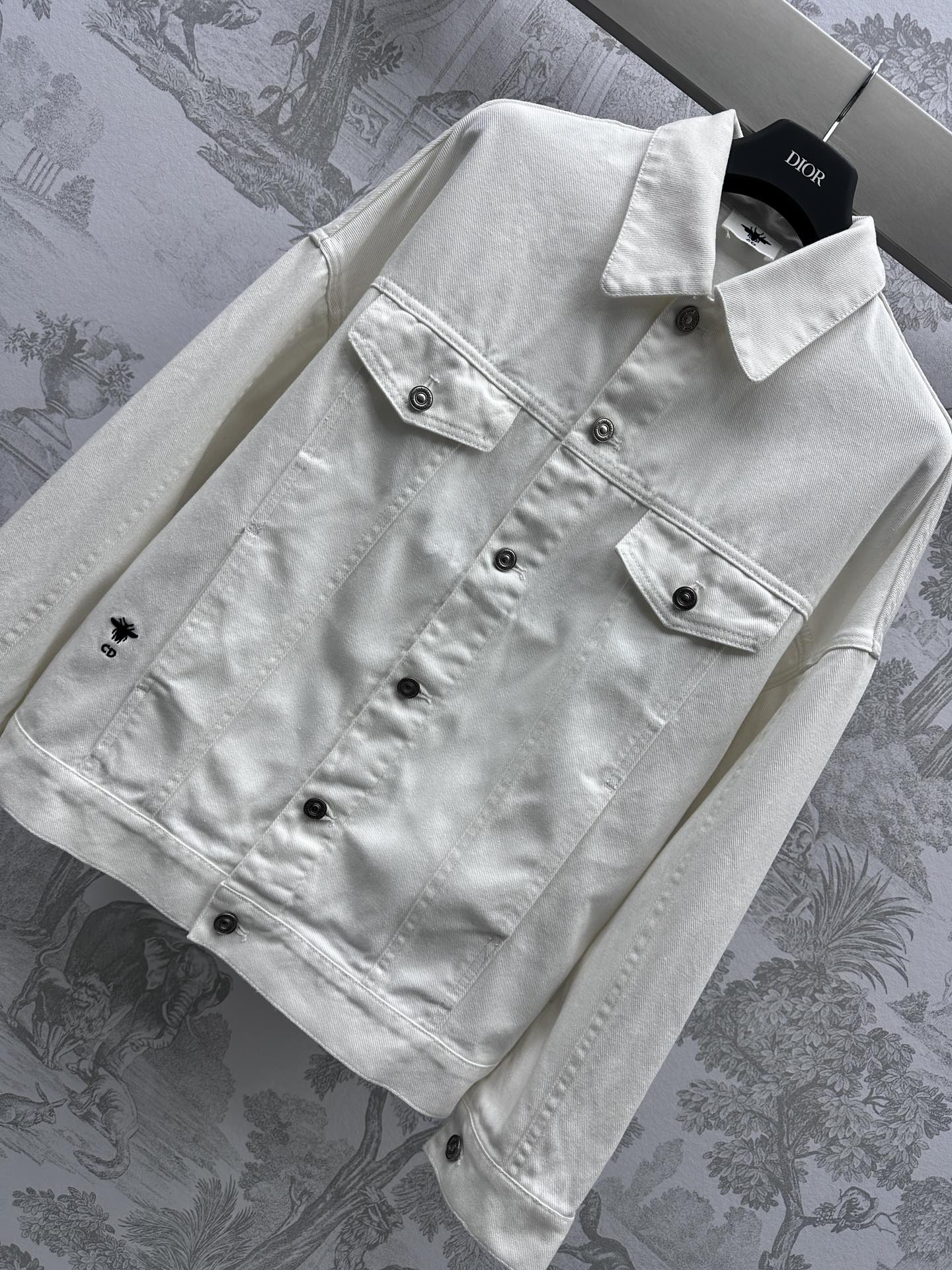 頂級原單DIOR高仿純棉牛仔外套女裝衣服