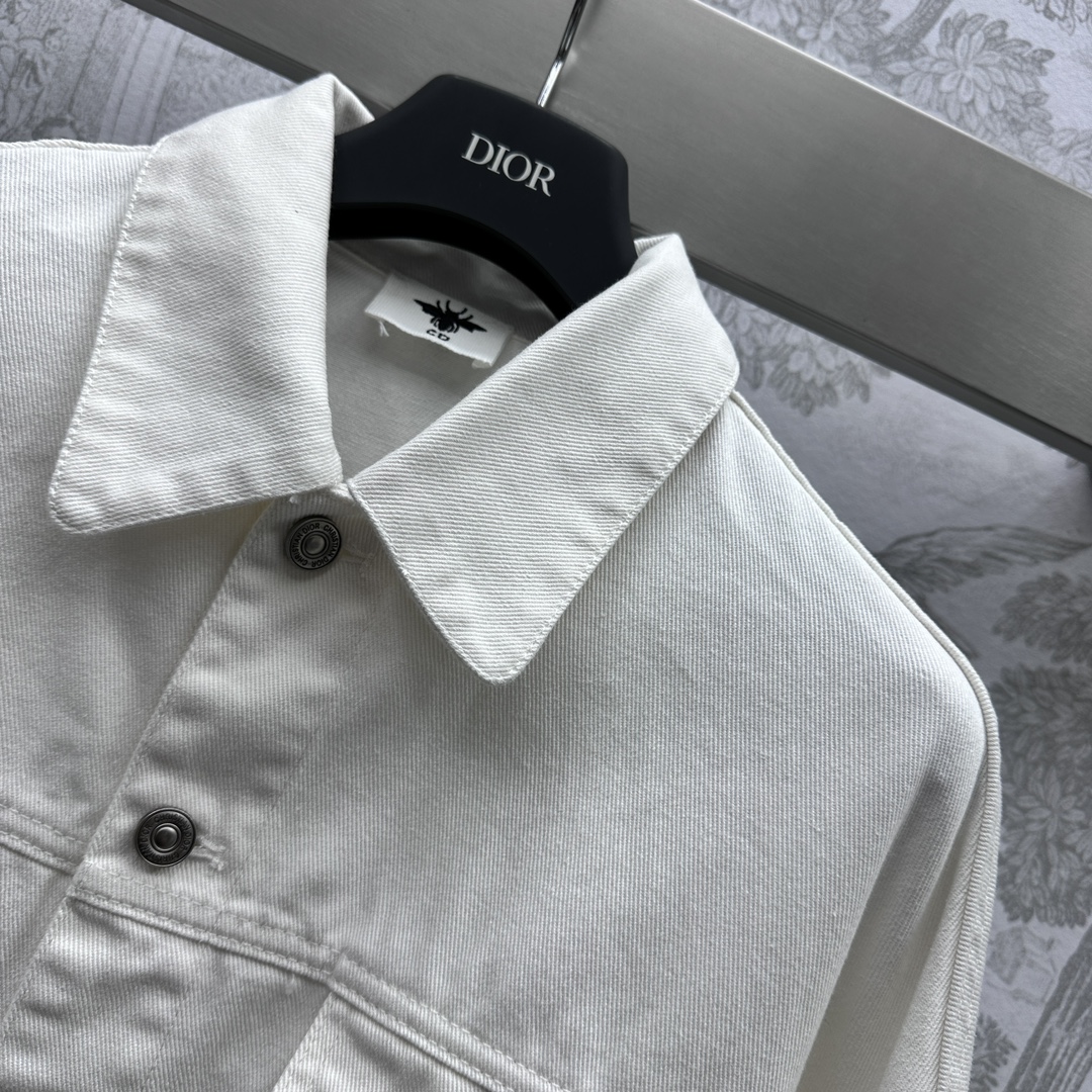 頂級原單DIOR高仿純棉牛仔外套女裝衣服