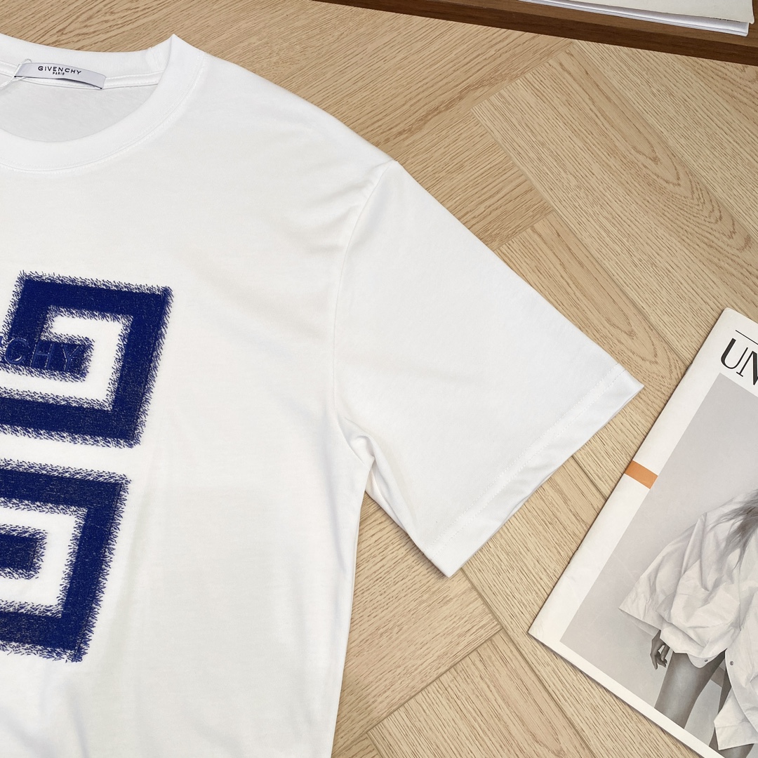 高仿紀梵希男裝圓領短袖T恤衣服