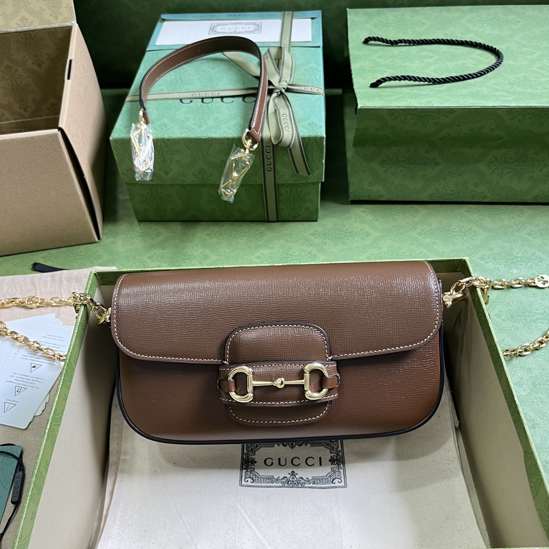 Gucci Horsebit 1955系列高仿肩背包單肩包女士真皮斜挎包