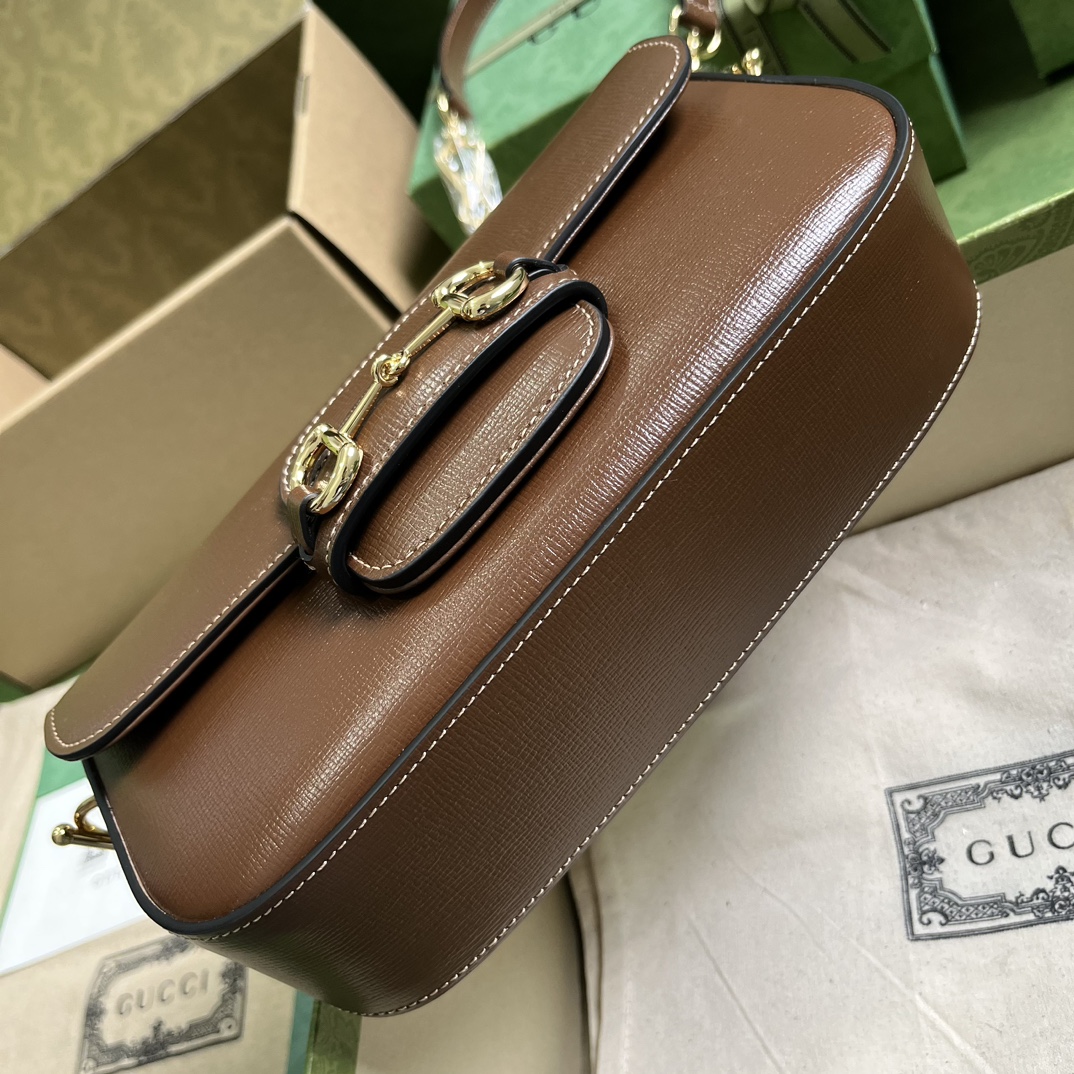 Gucci Horsebit 1955系列高仿肩背包單肩包女士真皮斜挎包