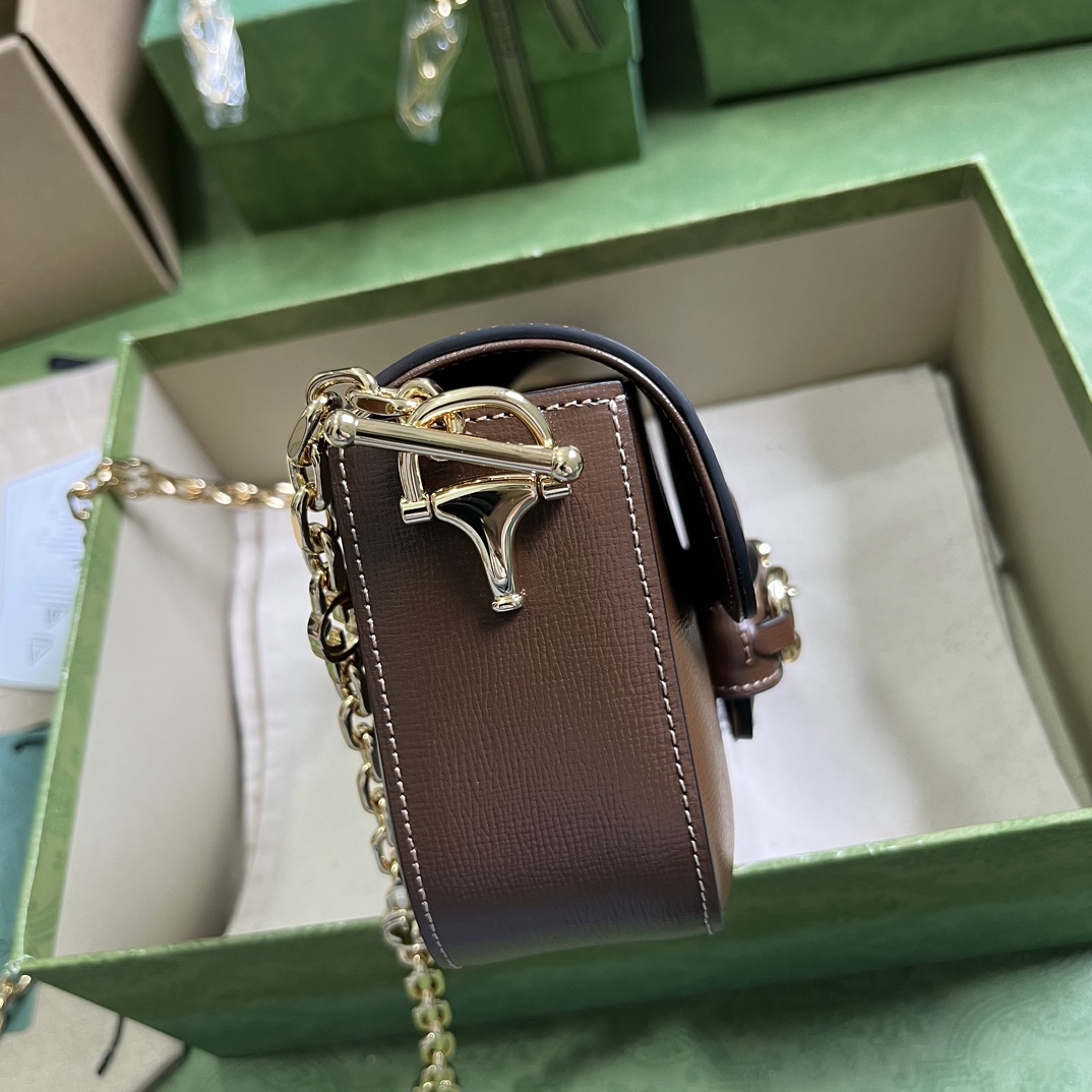 Gucci Horsebit 1955系列高仿肩背包單肩包女士真皮斜挎包