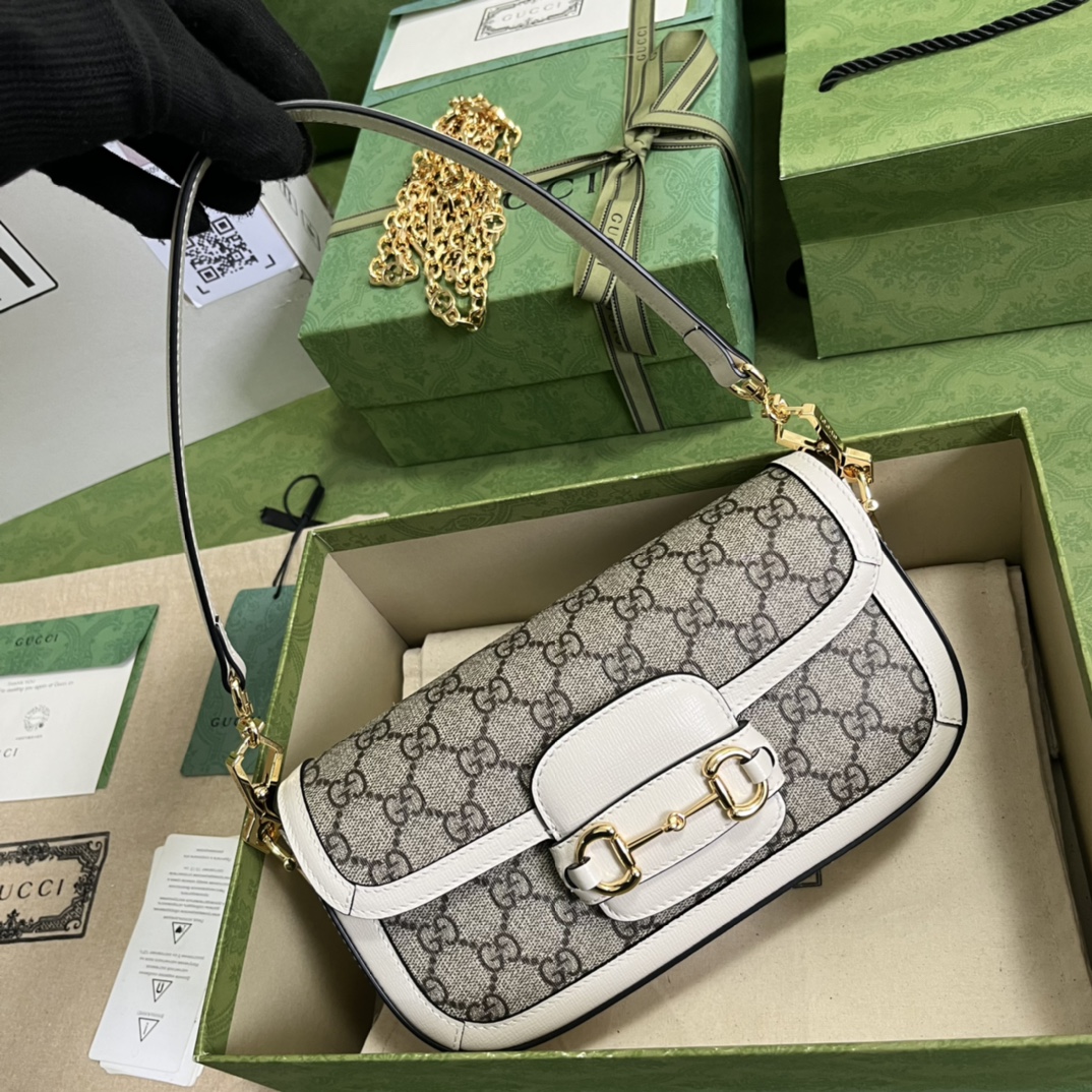 Gucci Horsebit 1955系列原單復刻女款肩背包