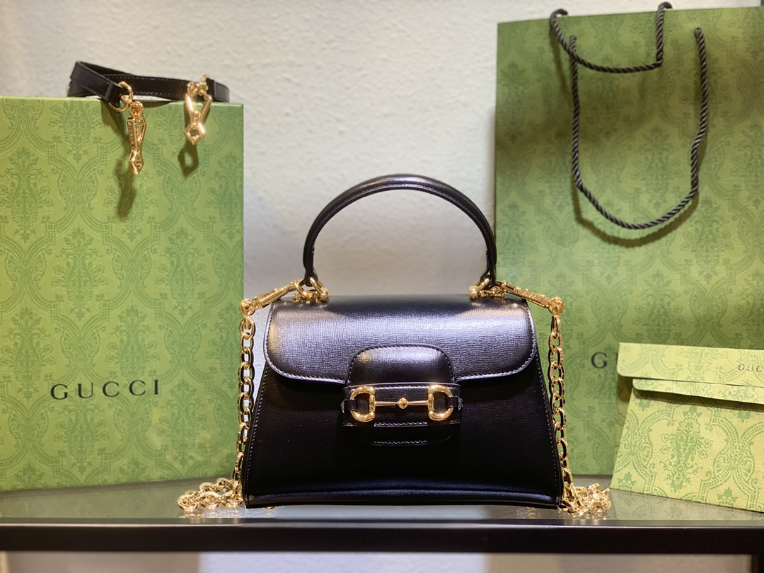 Gucci Horsebit 1955頂級原單女款mini手提包 真皮