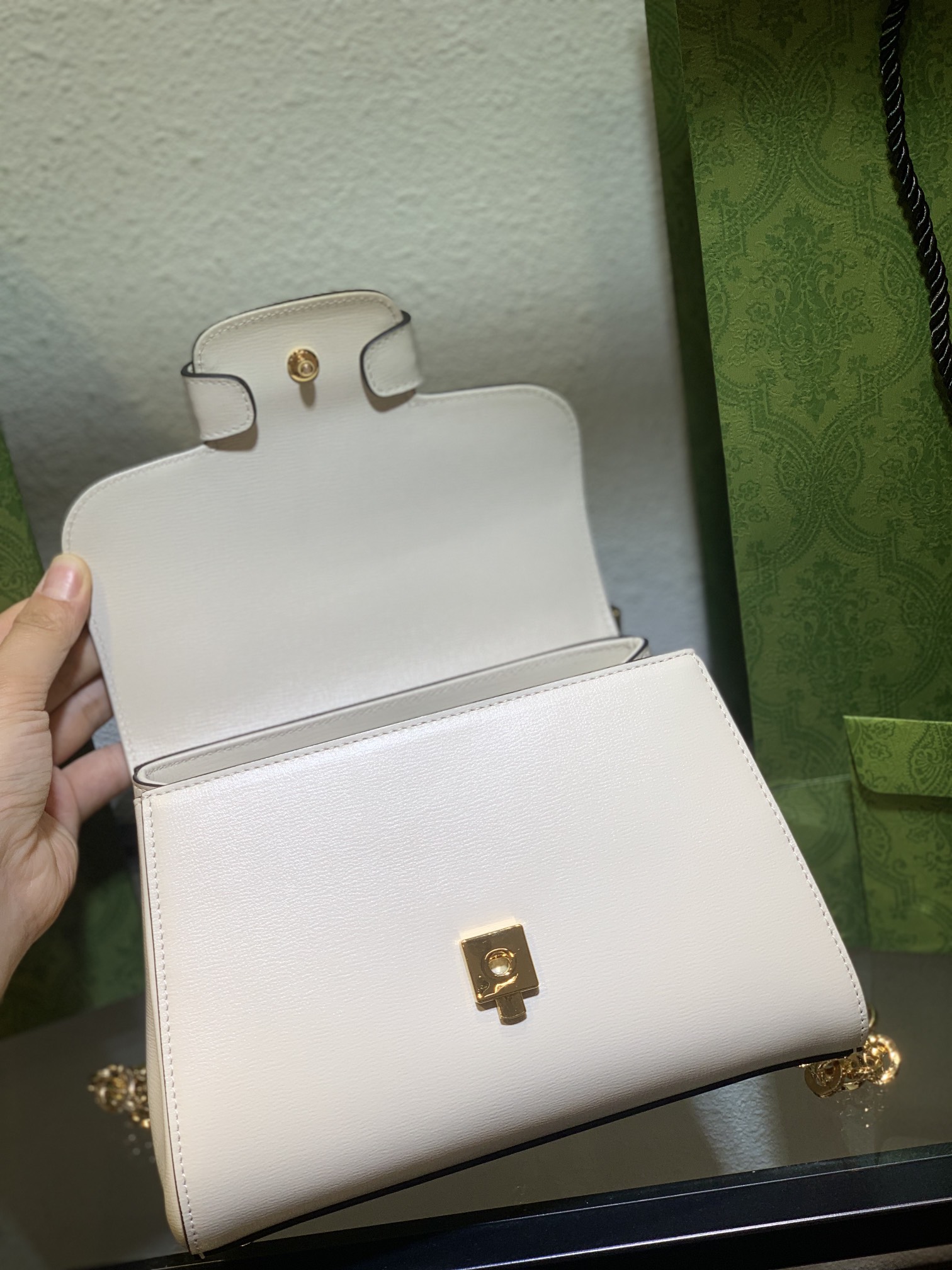 Gucci Horsebit 1955系列頂級高仿復刻真皮手提包斜挎包