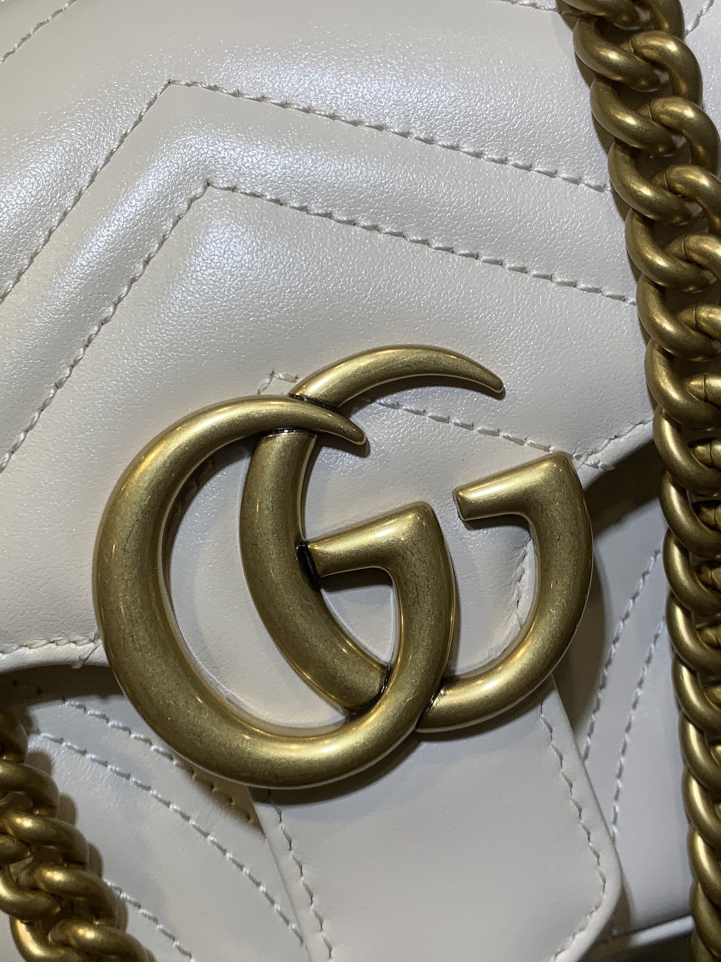 Marmont新款Gucci古馳A貨包包真皮女款斜挎包