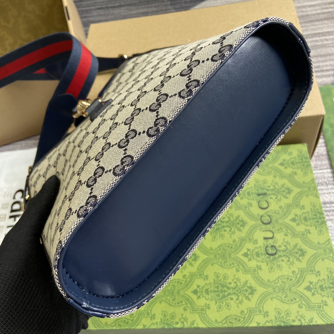 頂級復刻Original GG帆布材質Gucci高仿包包 水桶包男女同款