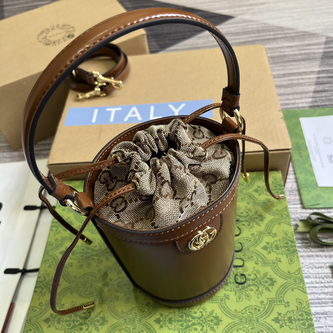 OPHIDIAGucci高仿mini水桶包 真皮經典款
