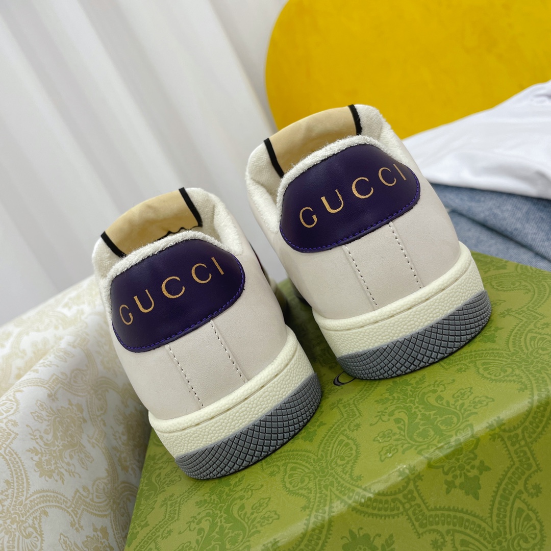 Gucci原單高仿男女同款運費休閒鞋跑步鞋
