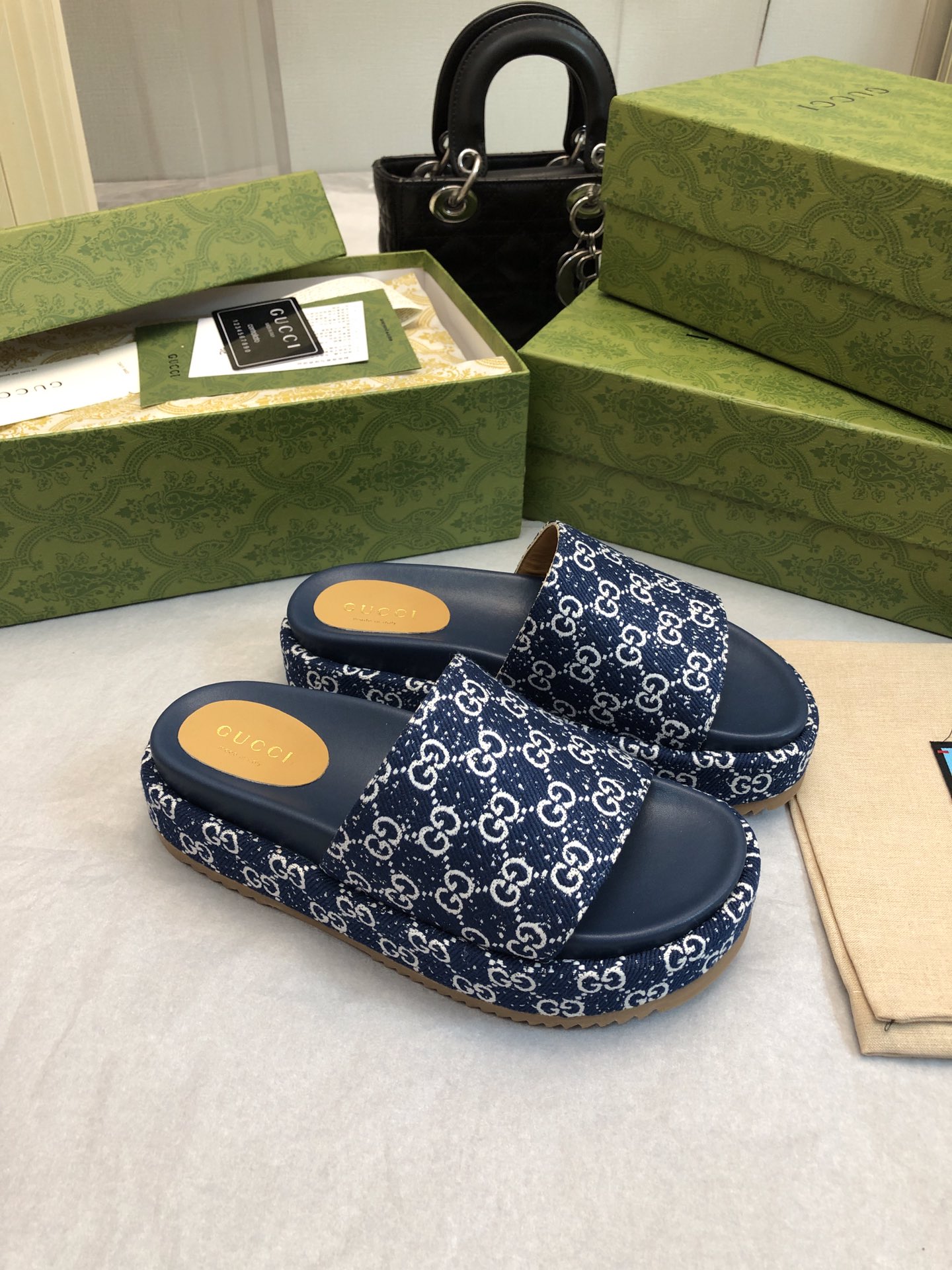 頂級原單奢侈品獨家Gucci高仿休閒鞋 拖鞋