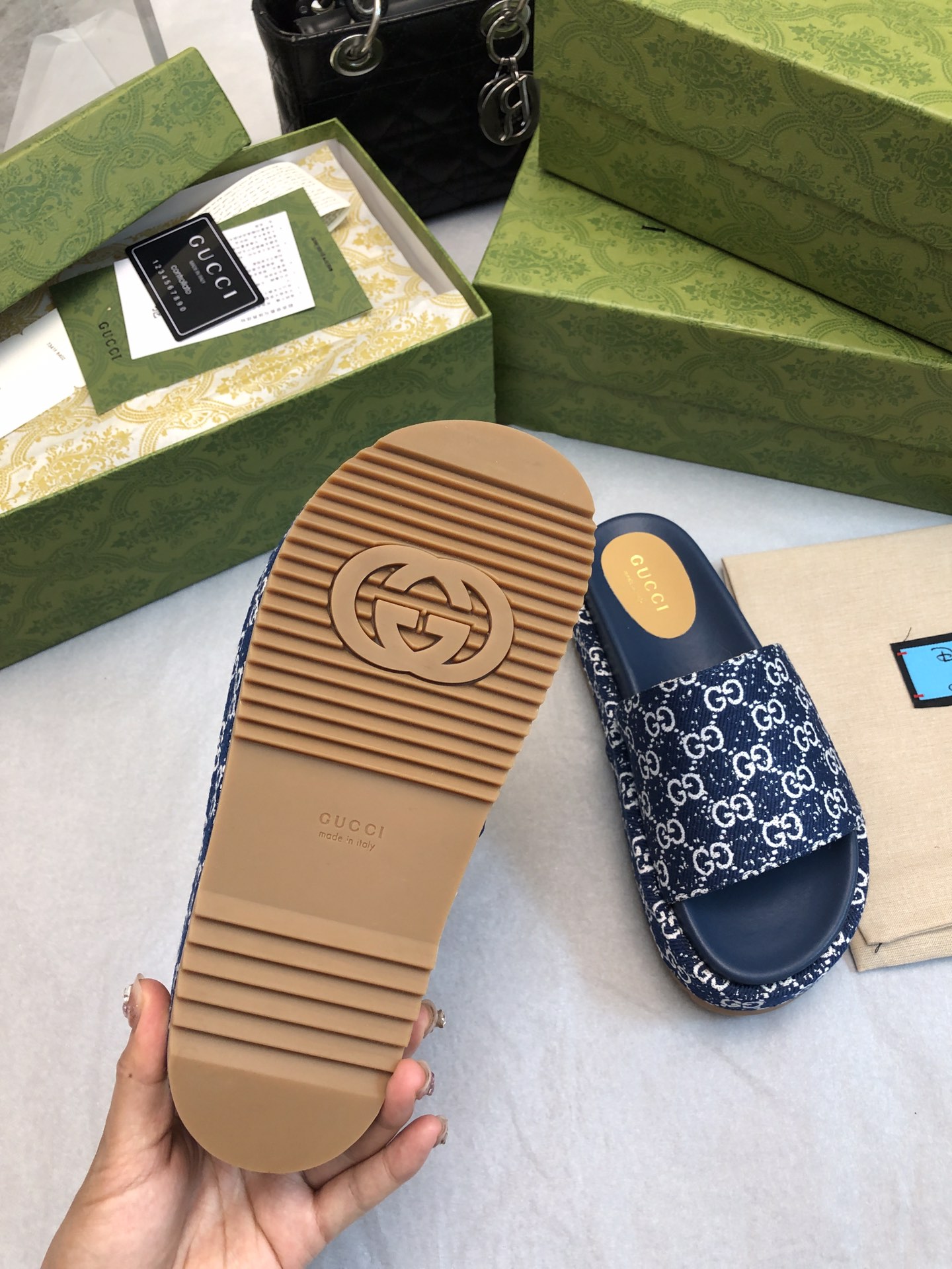 頂級原單奢侈品獨家Gucci高仿休閒鞋 拖鞋