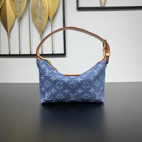 Hills Pochette 手提包路易威登包包高仿Monogram Denim 帆布M82949