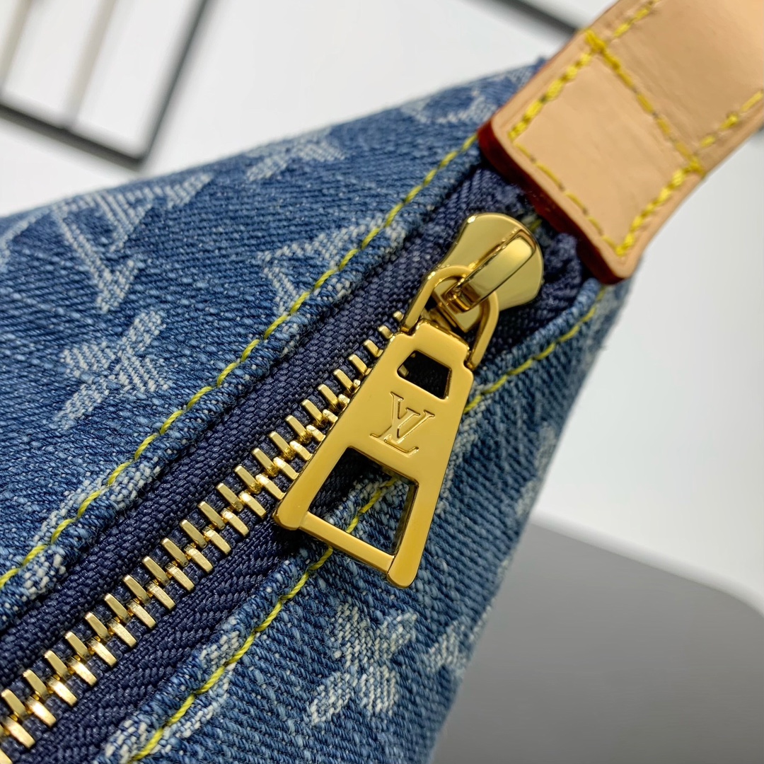Hills Pochette 手提包路易威登包包高仿Monogram Denim 帆布M82949