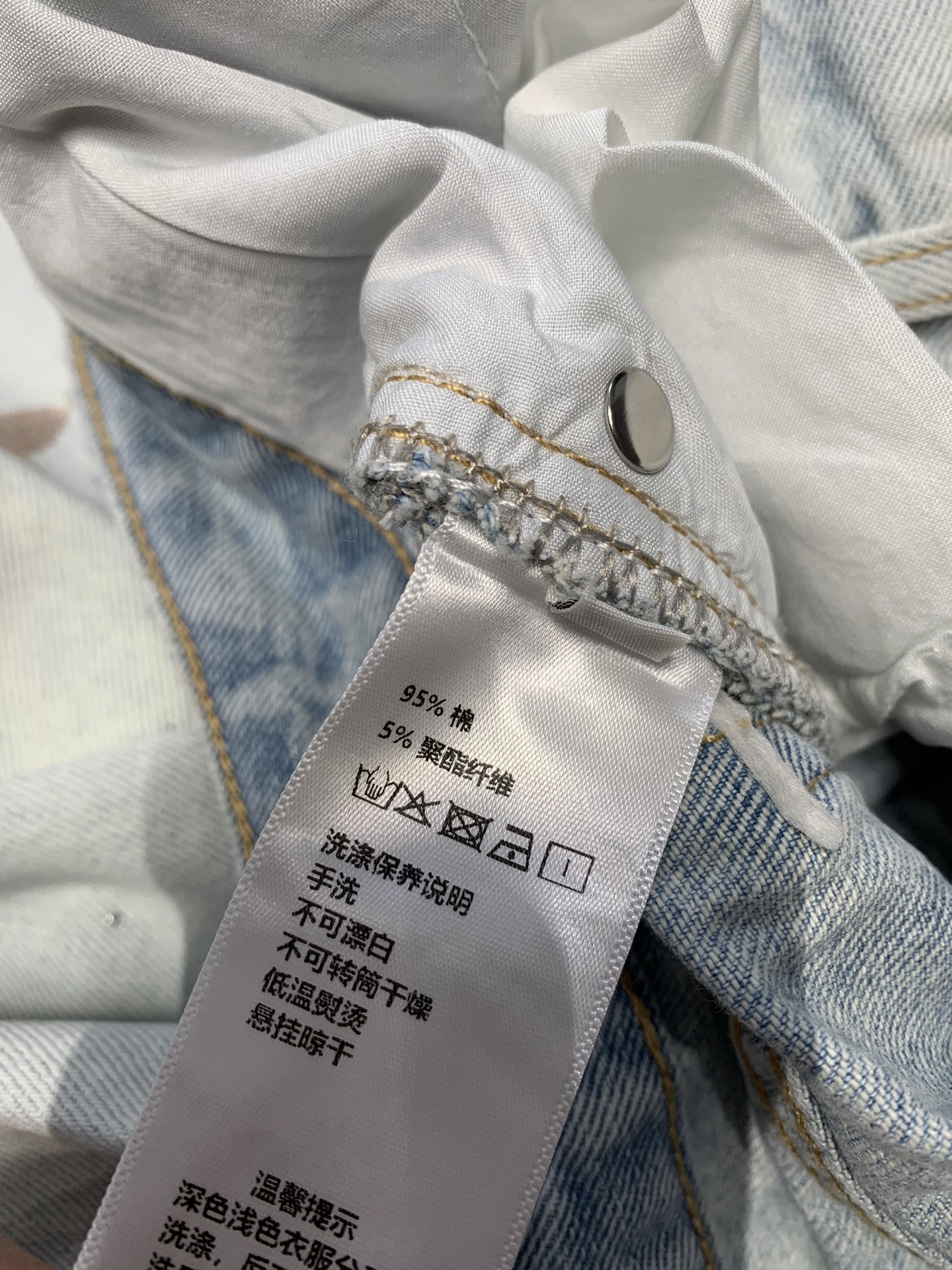 頂級原單路易威登LV春夏新品 logo撞色刺繡牛仔褲復古洗水 女款 直筒寬鬆牛仔褲