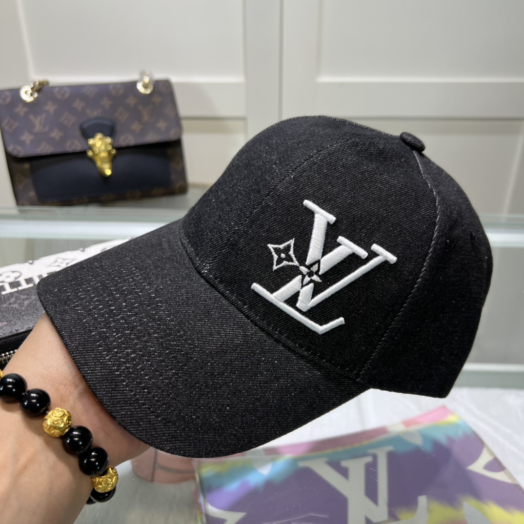 頂級原單路易威登LV刺繡棒球帽 男女通用
