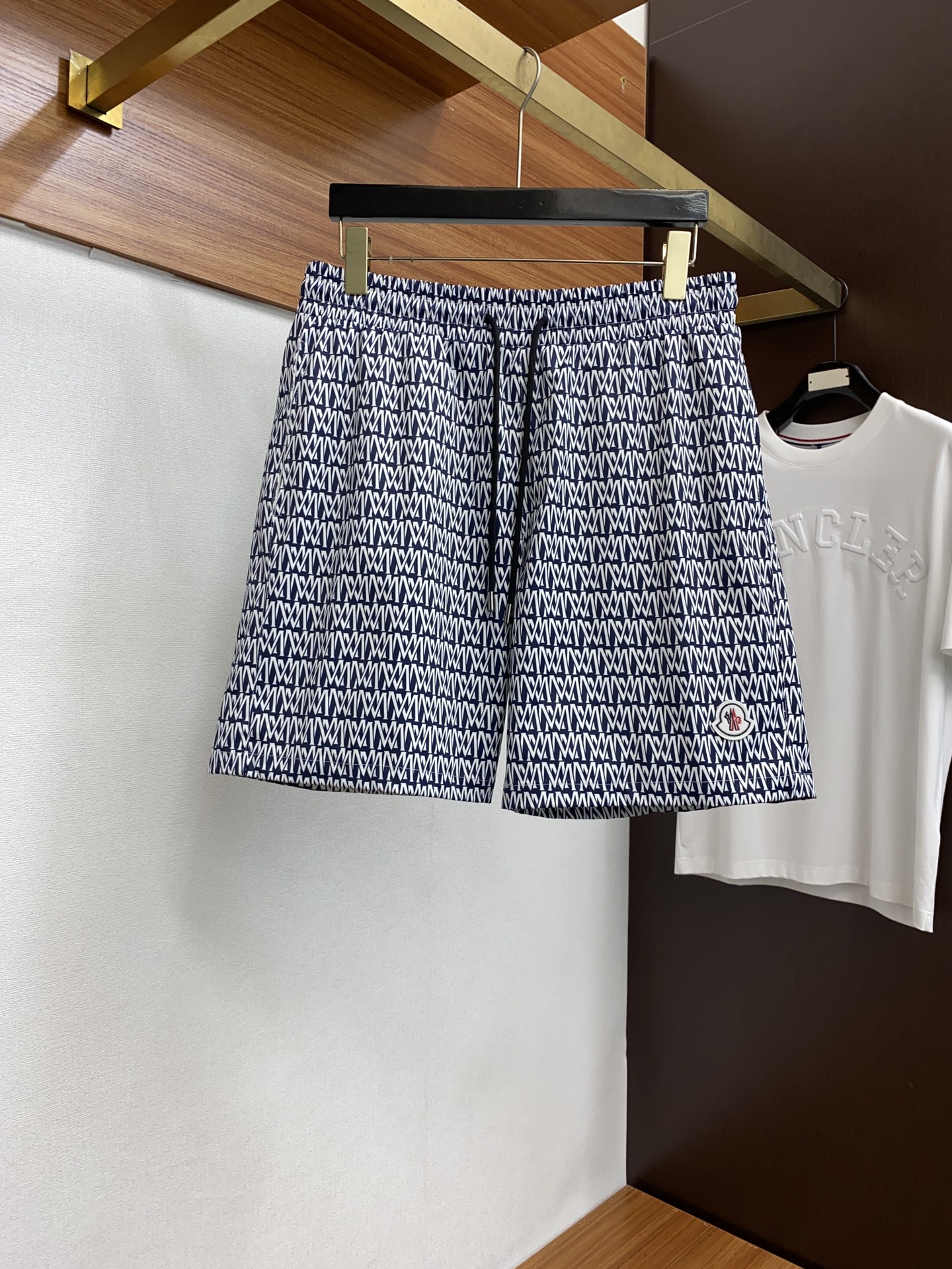 Moncler蒙口頂級高仿男裝休閒短褲純棉褲子
